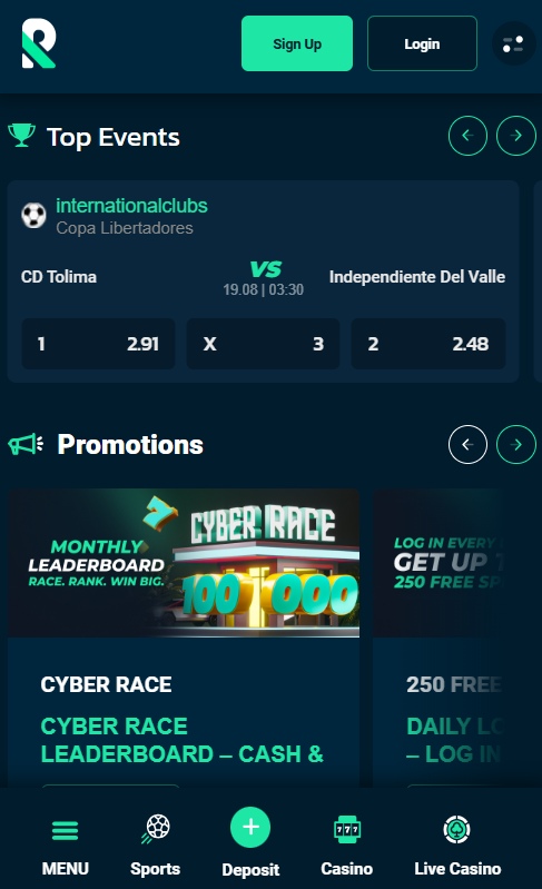 Rolletto Casino mobile